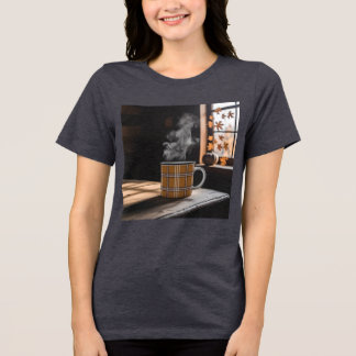 Camiseta Herança Herança de Mug de Café xadrez Autumn Steam