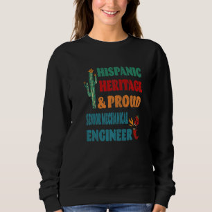 Camiseta Herança hispânica e motor mecânico de Mais velho o