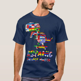 Camiseta Herança hispânica Mês Crianças Meninos Toddler Din