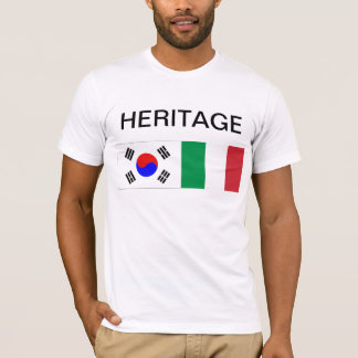 Camiseta Herança parcialmente coreana, parcialmente