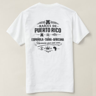 Camiseta Herança Que Nos Une Raízes de Porto Rico