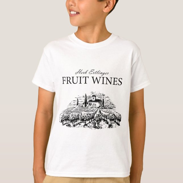 Camiseta Herb-ertlinger-frutas-vinhos-schitts-creek- (Frente)