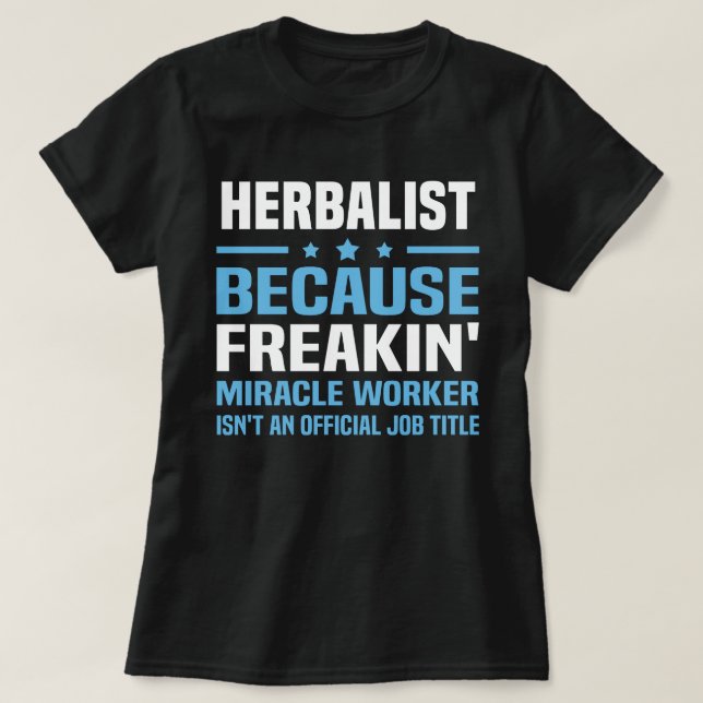 Camiseta Herbalista (Frente do Design)