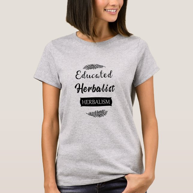 Camiseta Herbalista educado (Frente)