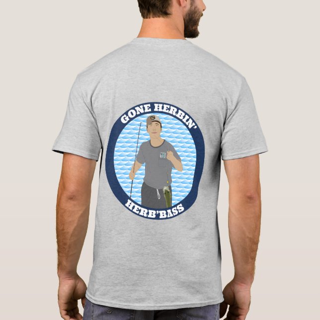 Camiseta Herb'Bass, Saiu Herbin'T-Shirt (Verso)