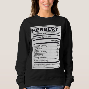 Camiseta Herbert Nutrition Information Problem Solving Har