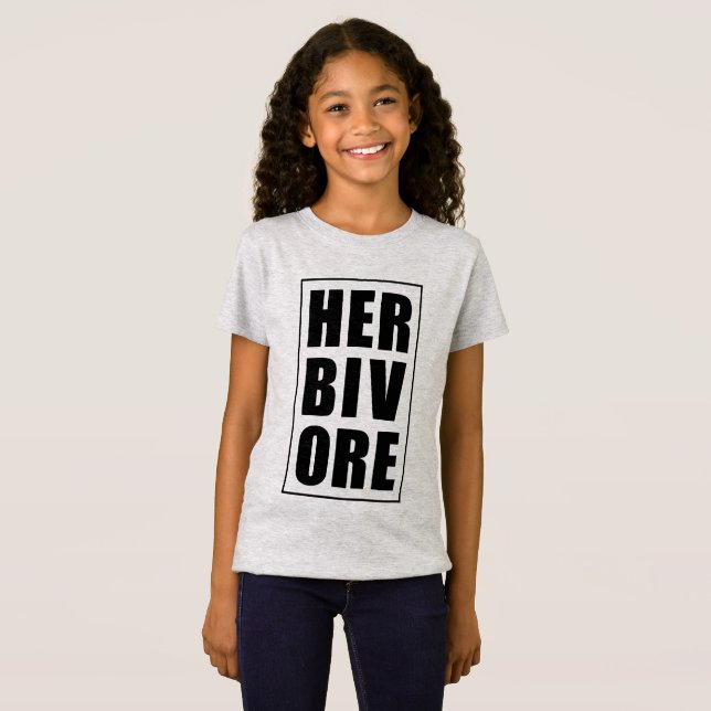 Camiseta Herbivore | Planta (Frente Completa)