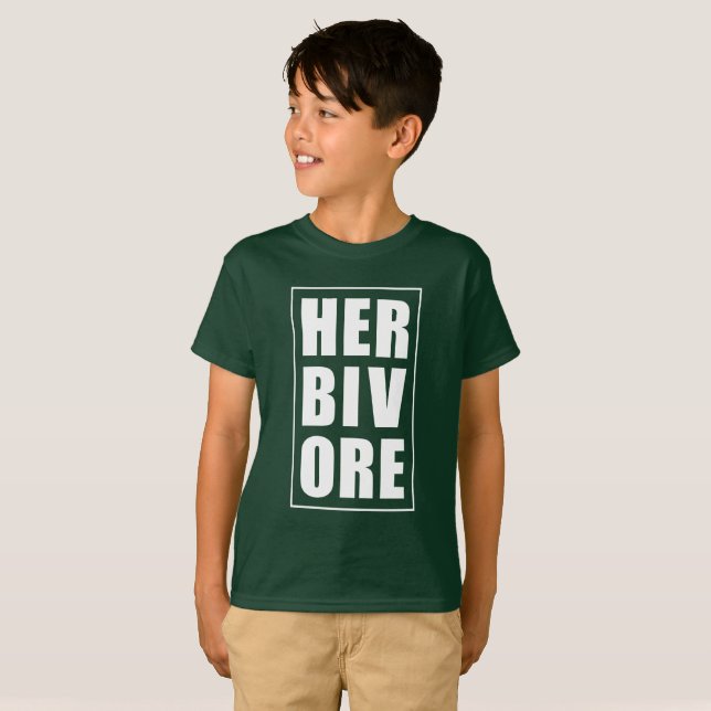Camiseta Herbivore | Planta (Frente Completa)