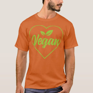 Camiseta Herbivore Vegan Heart Veget, em Planta Incomodada