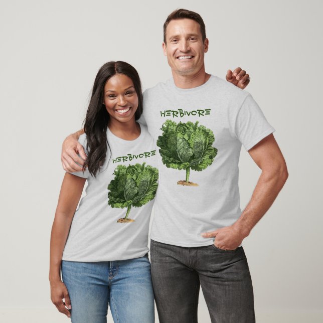 Camiseta Herbivore Vegan Vegetarian T Shirt (Unissex)