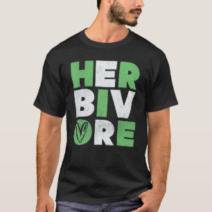 Camiseta Herbívoro Alimentado por plantas Vegano Veganismo