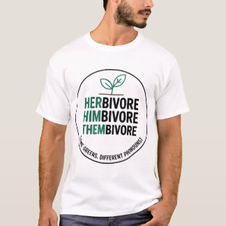 Camiseta HERbívoro • HIMbívoro • THEMbívoro