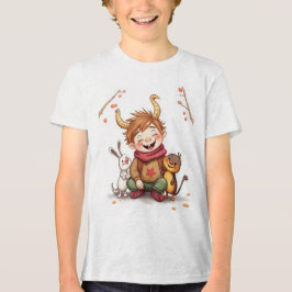 Camiseta „Herbstfreunde – Ein Tag voller Lachen“