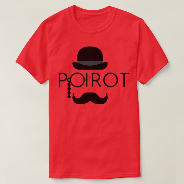 Camiseta Hercule Poirot (Frente do Design)
