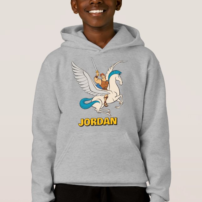 Camiseta Hercules Riding Pegasus Hoodie (Frente)