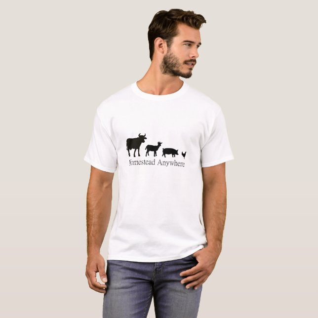 Camiseta Herdade em qualquer lugar (Frente Completa)