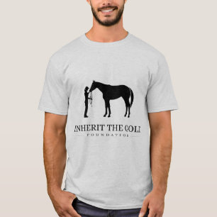 Camiseta Herdar o logotipo Dourado