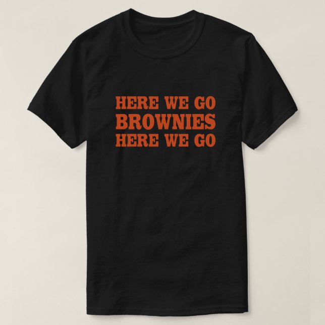 Camiseta Here We Go Brownies Here We Go Classic (Frente do Design)