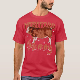 Camiseta Hereford Pig Mamãe