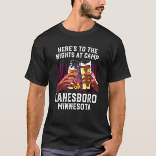 Camiseta Heres À Noite No Campo Lanesboro Camping Minn