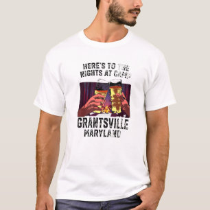 Camiseta Heres Às Noites No Campo Grantsville Mães De Campo