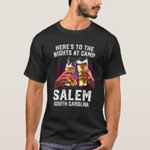 Camiseta Heres Às Noites No Campo Salem Acampando Ca Do Sul