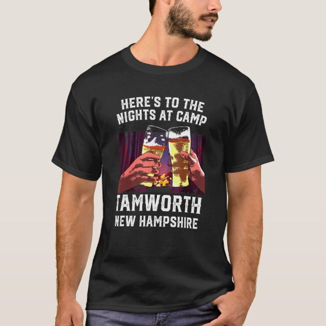Camiseta Heres Às Noites No Campo Tamworth Acampamento New  (Frente)