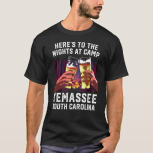 Camiseta Heres Às Noites No Campo Yemassee Acampando No Sul