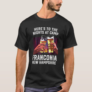 Camiseta Heres Para As Noites No Campo Francófono Acampando