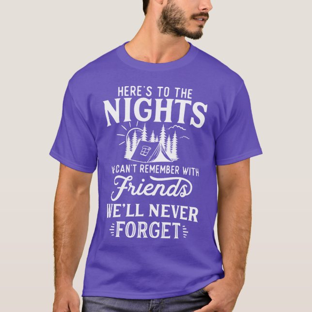 Camiseta Heresohe Nights Amigos Nunca Esqueceremos a famíli (Frente)