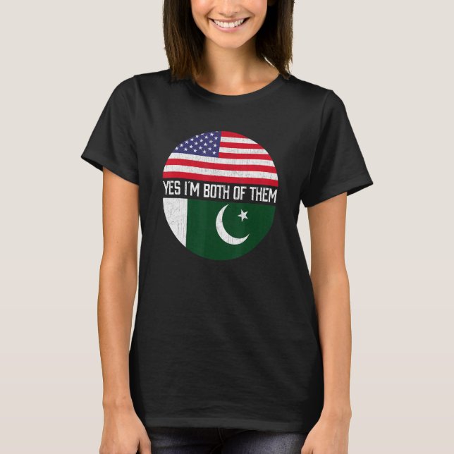 Camiseta Herit da Família Bandeira Meio-Americana dos Estad (Frente)