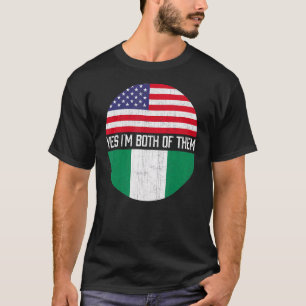 Camiseta Herita da família de bandeiras norte-americana Hal