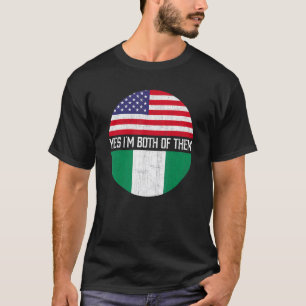 Camiseta Herita da família de bandeiras norte-americana Hal