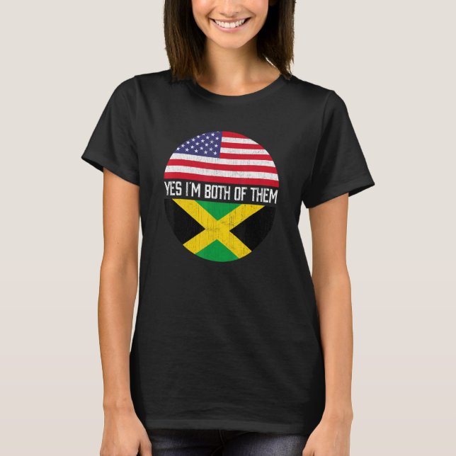 Camiseta Herita da família de bandeiras norte-americana Hal (Frente)
