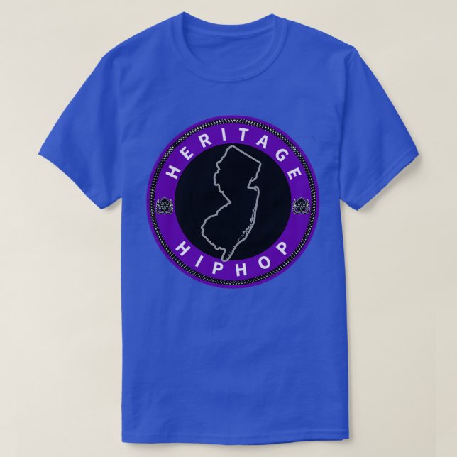 Camiseta Heritage HipHop Silver e Black (Frente do Design)
