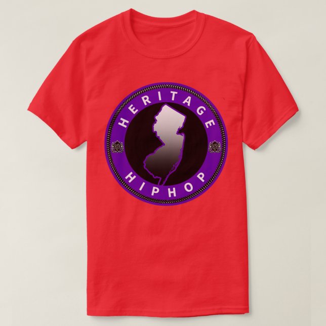 Camiseta Heritage HipHop Silver Sinal NJ (Frente do Design)