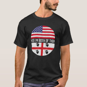 Camiseta Herito Da Família Bandeira Meio-Americana Da Sarde
