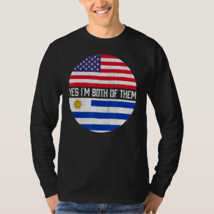 Camiseta Herito da Família Bandeira Meio-Americana de Meio 