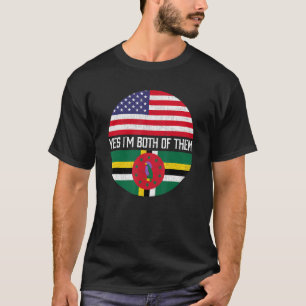 Camiseta Herito da família de bandeiras norte-americana Hal
