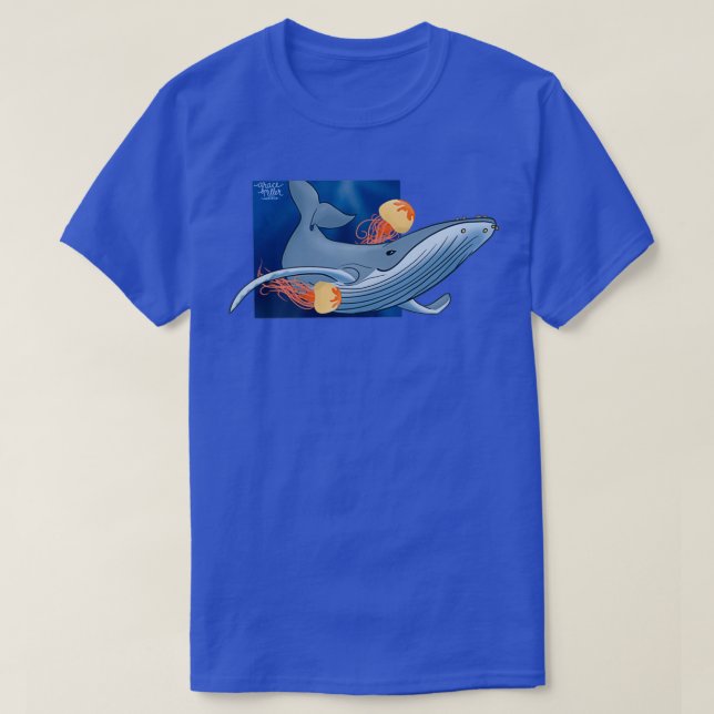 Camiseta Herman, a baleia (Frente do Design)