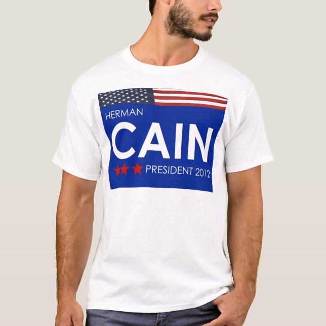Camiseta Herman Cain 2012 (Frente)
