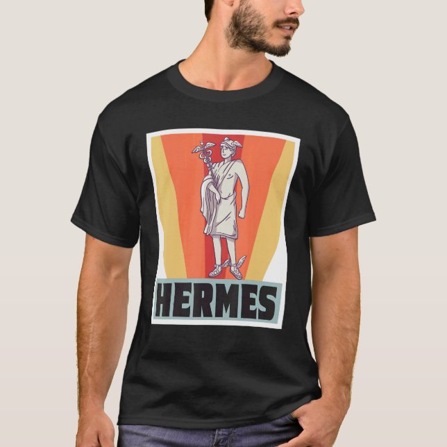 Camiseta Hermes Grécia Deus da mitologia grega Grécia antig (Frente)