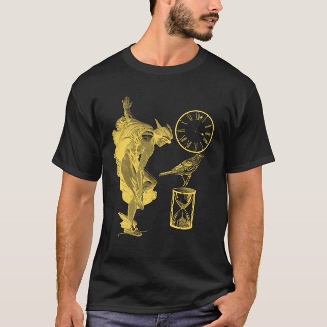 Camiseta Hermes Herald do Antigo Grego dos Deuses (Frente)