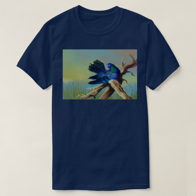 Camiseta Hermes, o Pombo (Frente do Design)