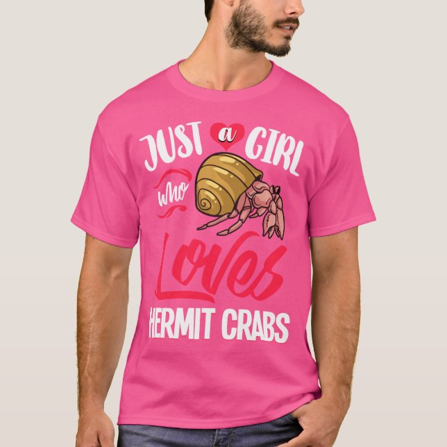 Camiseta Hermit Caranguejo Conchas Habitat (Frente)