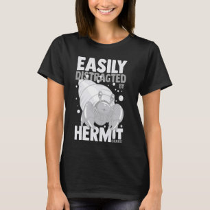 Camiseta Hermit Caranguejo Engraçado Pet Bonito