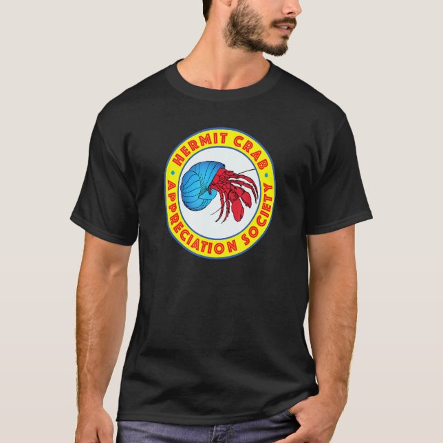 Camiseta Hermit Crab Appreciation Society (Frente)
