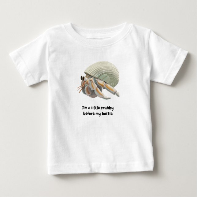 Camiseta Hermit Crab Bodysuite e um pedaço (Frente)