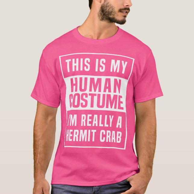 Camiseta Hermit Crab Dia de as Bruxas engraçado Idea (Frente)