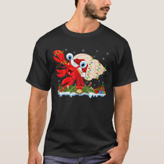 Camiseta Hermit Crab Fish Lover Matching Santa Hermit Crab
